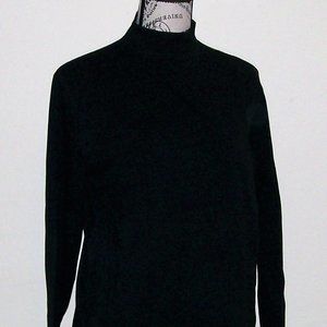 Black Turtle Neck Tee